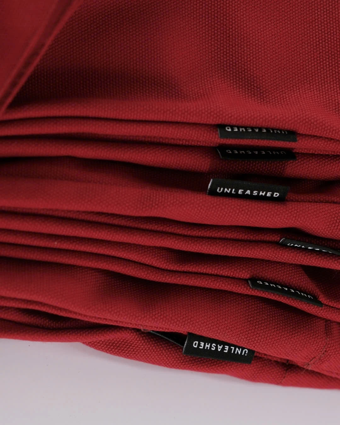 Túi tote canvas đỏ trơn cỡ lớn có khoá kéo Unleashedvn READY RED oversized canvas tote - Đỏ - XL - Hình 3