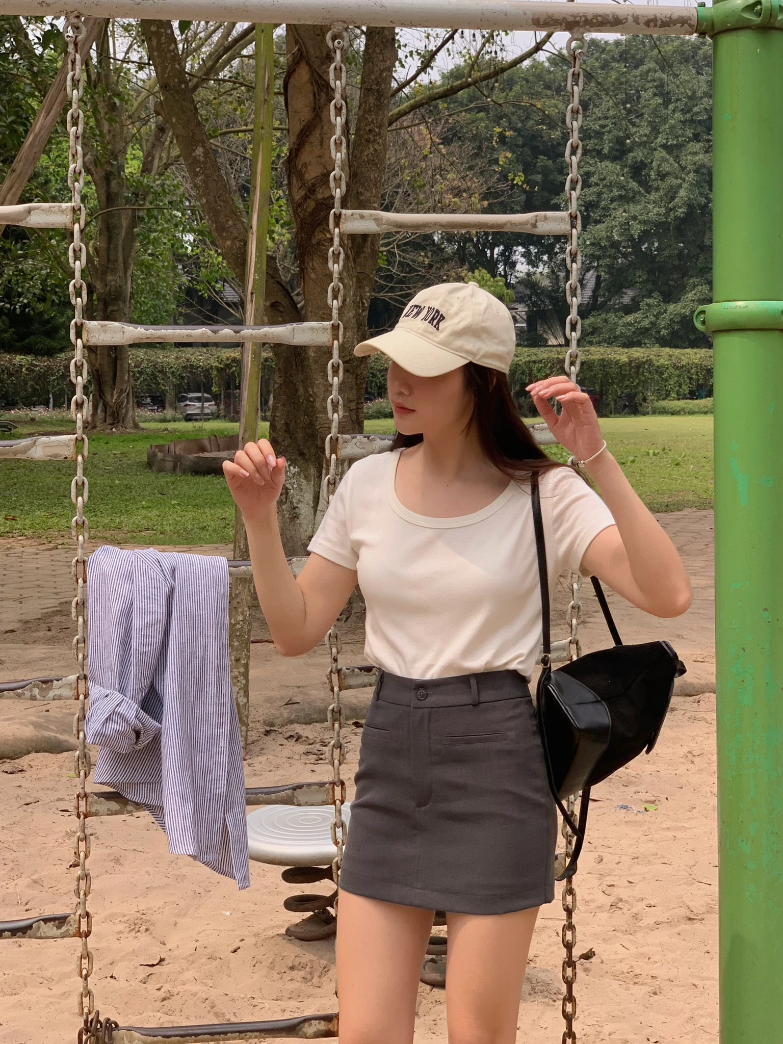 Chân váy KATIE dáng ngắn mini skirt có lót quần bảo hộ