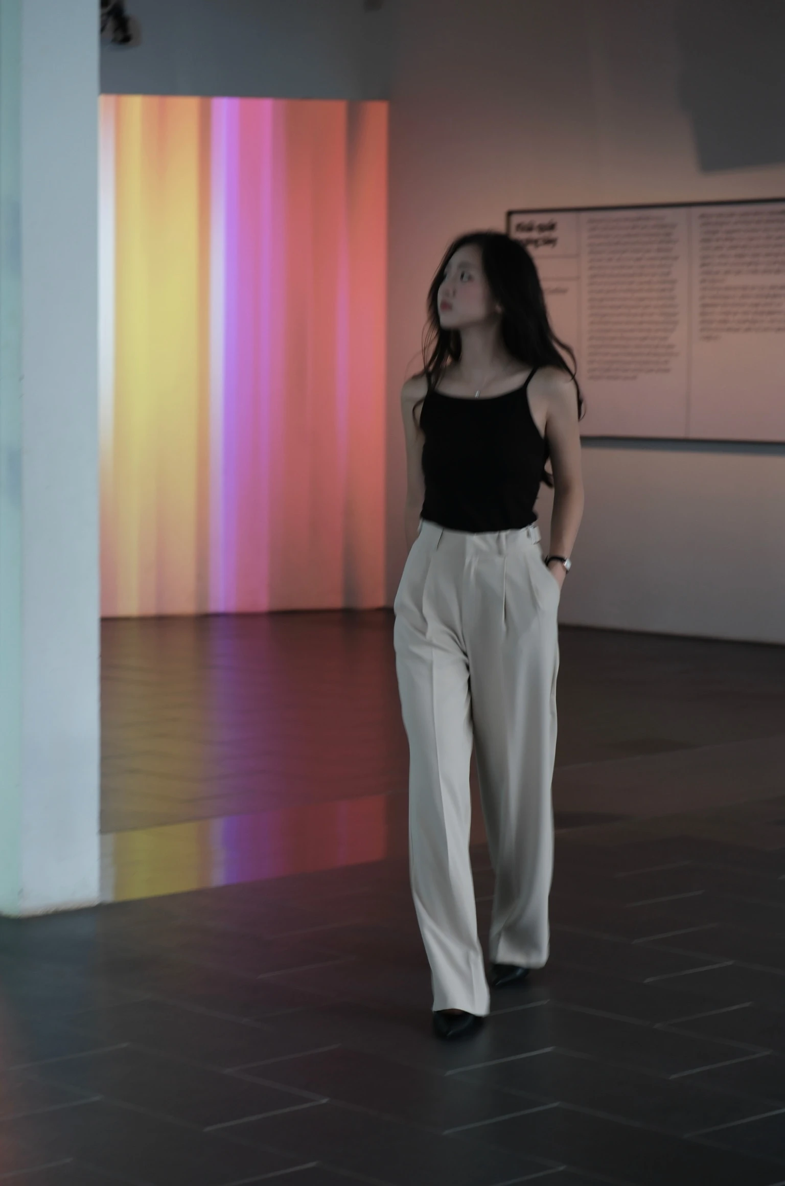 Áo 2 dây dáng ôm mặc được 2 kiểu Unleashedvn ONLY 2 ways halter neck cami ribbed top - Đen - M - Hình 6