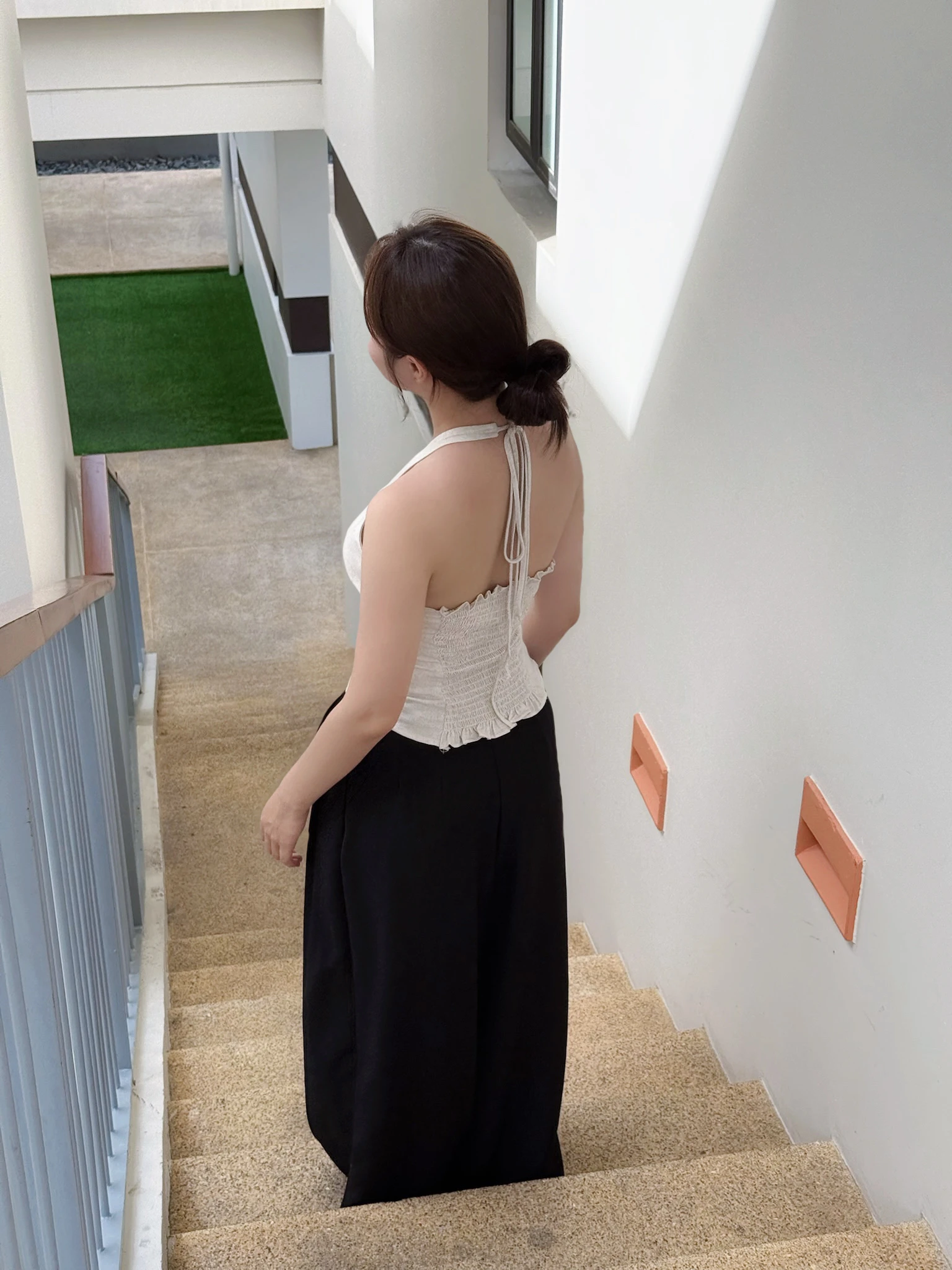 Quần 5 ly suông rộng tôn chân kèm đai rời Unleashedvn NĂM Pleated Pants - Đen - S - Hình 8